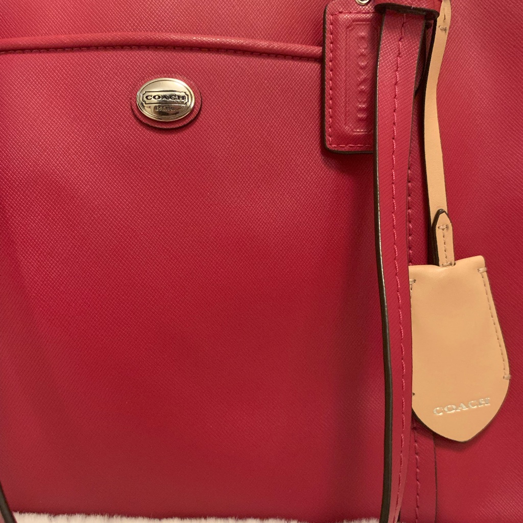 Coach Bag Red Excellent Condition